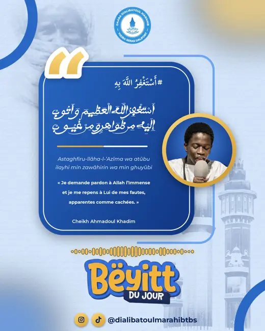 Affiche Bëyitt du jour